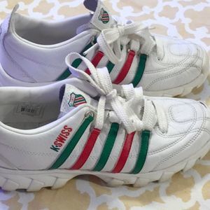 Vintage K-Swiss Italian Striped Size 5 90’s style
